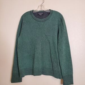 Banana Republic Mens Crewneck Italian Yarn by‎ Filpucci Sweater Green Size Large